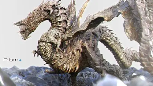 concept model of dragon.