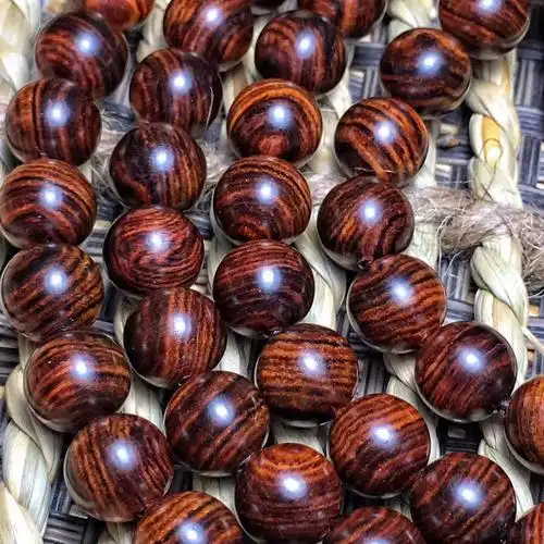 海黄紫油梨手串虎皮纹木中黄金适合盘玩