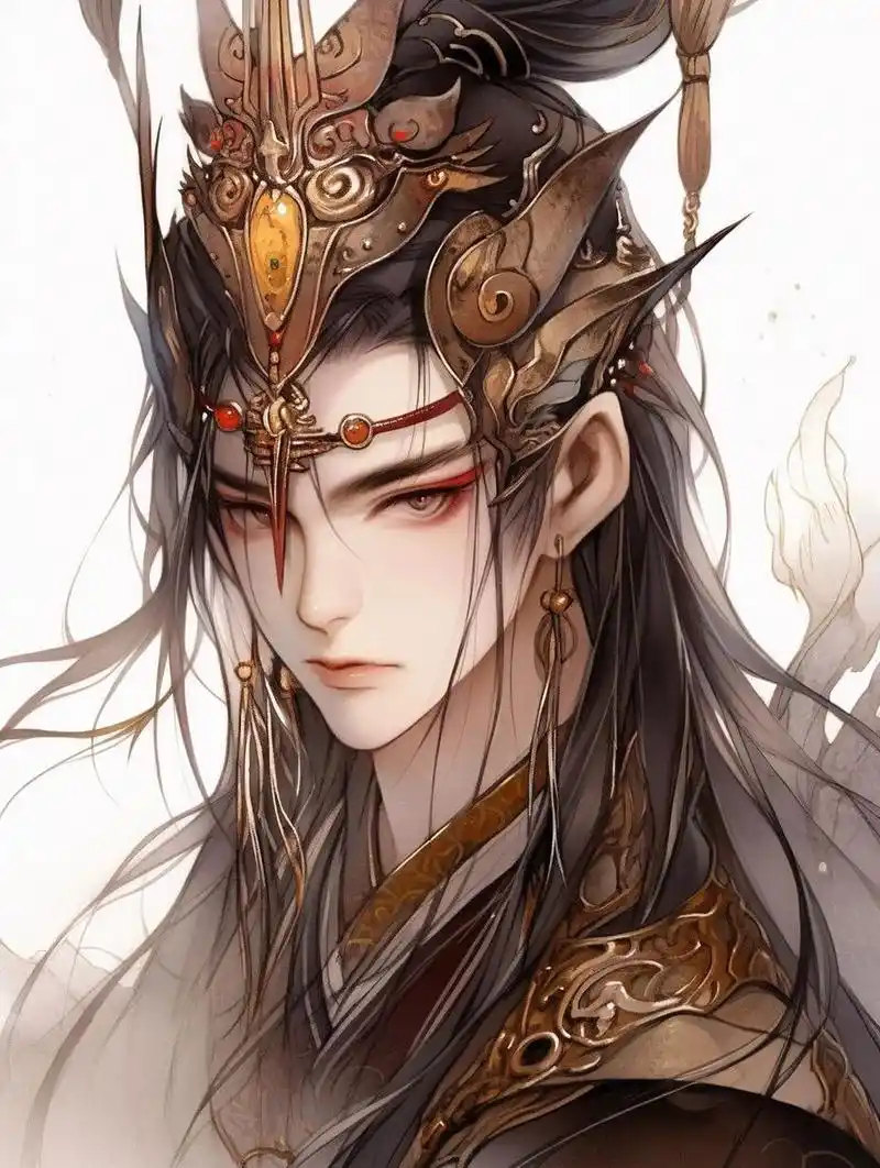 古风少年将军头像壁纸 这张脸是ai理解下的嬴政