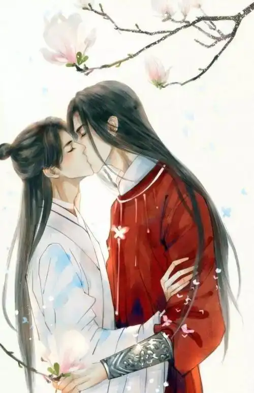 《天官赐福》动漫壁纸:谢怜花城在线秀恩爱,同框不要太养眼!