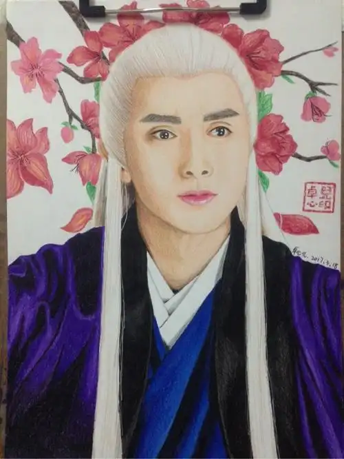 彩铅手绘三生系列④东华帝君