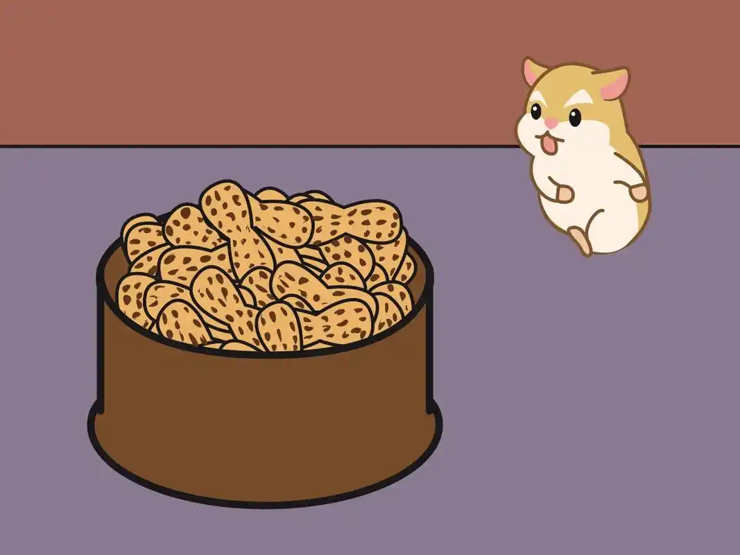 美味的花生.#仓鼠 #漫画 #宠物 #绘画 #吃货 - 抖音