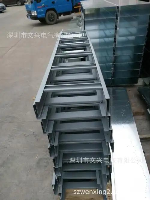 厂家定制竖井桥架梯式电缆桥架100*100防火梯式钢制桥架按要求定