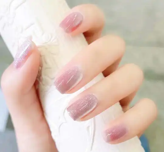 2021款超火的晶石猫眼美甲,图片,短指甲-lomo美甲