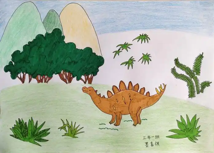 停课不停学之"恐龙世界"港西新城小学三年级学生作品集