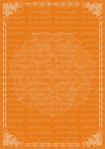 【cdr】金橙色-经销证书底纹