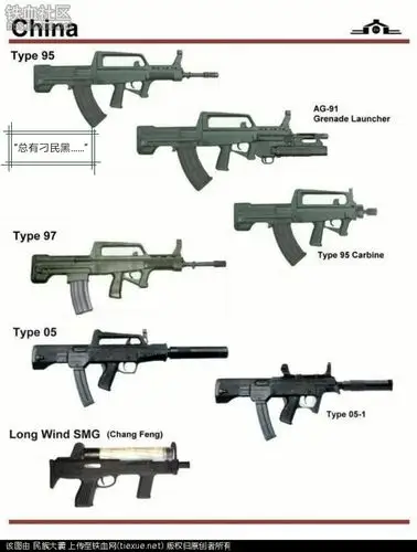 "将国产轻武比为"别人再烂也是暴力美学",莖视国产轻武:95式基线高,81