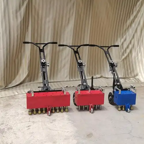 气动凿毛机混凝土凿毛机气动手推打毛机水泥路面桥梁拉毛机71117头