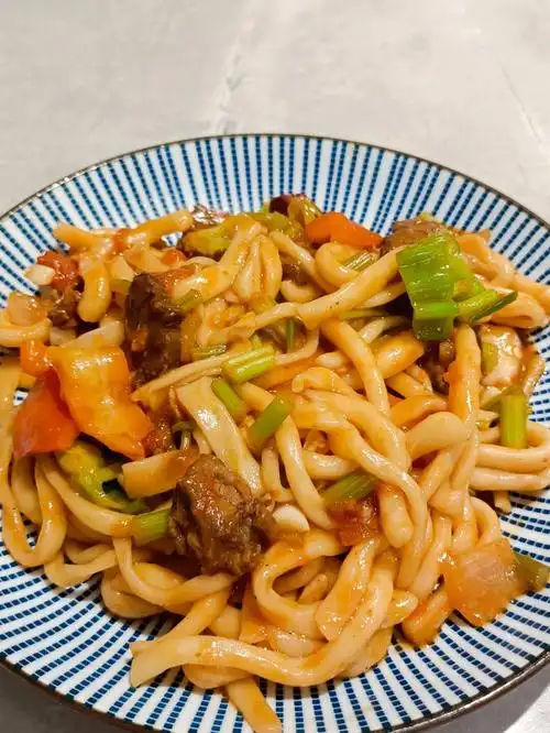 午餐|二节子炒面