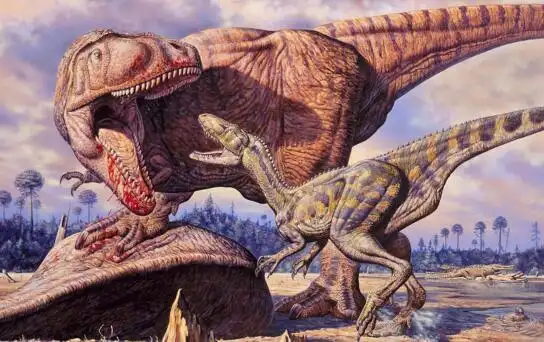 史前最大的食肉恐龙鲨齿龙vs霸王龙