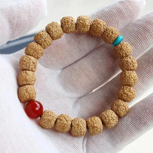 保真天然菩提子手串男女龙鳞纹小金刚单圈文玩佛珠盘玩保平安 经典