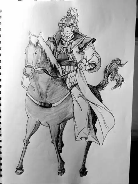 手抄报图片大全武神赵子龙简笔画赵子龙的头像简笔画画赵云全身简笔画