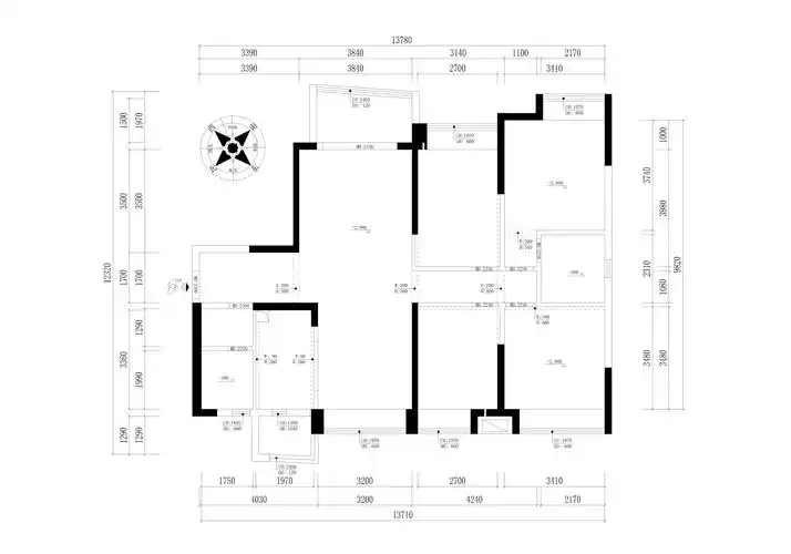 140平方四房设计要求有中西厨