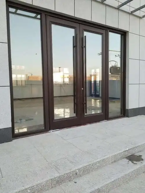 地弹门 金玛龙重型铝合金地弹门 焊接的铝合金地弹簧门耐用