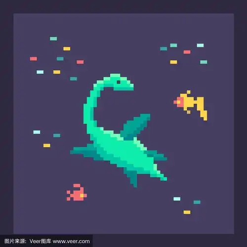 像素画,恐龙,自然,可爱的,休闲游戏