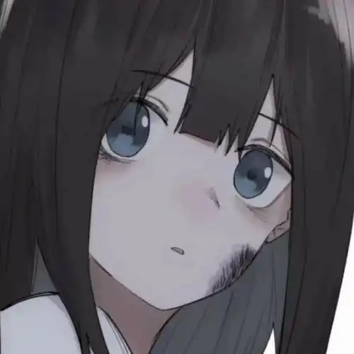 脏了脸的动漫伤感女生头像图片