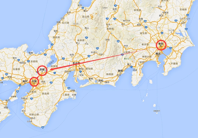 【日本】迷失东京,梦之京都,急行大阪