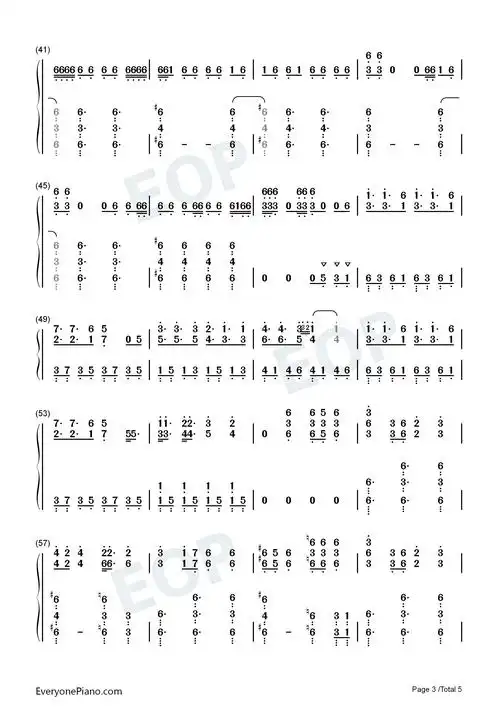 how you like that-blackpink创世界新纪录的新曲双手简谱预览3-钢琴