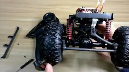 莽牛前轮角度偏调舵机臂教程