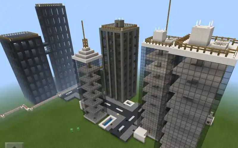 【我的世界】建筑欣赏|爆肝2个月建造的城市