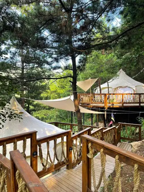 北京周边游密云云峰山童话树屋