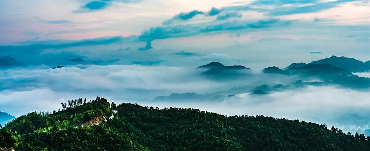 云雾仙山_风景_poco摄影,云雾