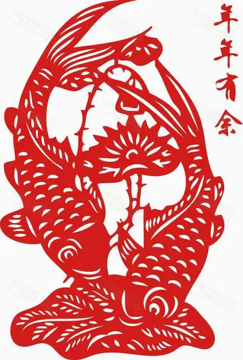 高清手工剪纸扇面福字底稿学生剪纸练习素材 春节喜庆刻纸图案剪纸年