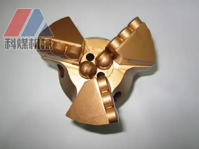 热销加强型75内凹三翼金刚石复合片钻头,三翼不取芯pdc钻头-阿里巴巴
