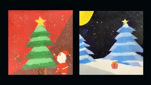 19级1班余彬焰《色相对比》