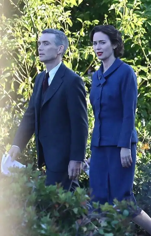 基里安墨菲与艾米莉布朗特二搭拍奥本海默