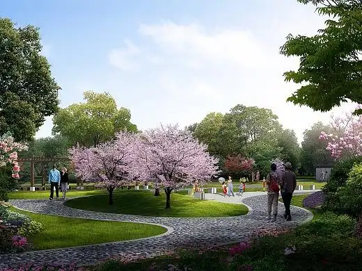 景观绿化效果图