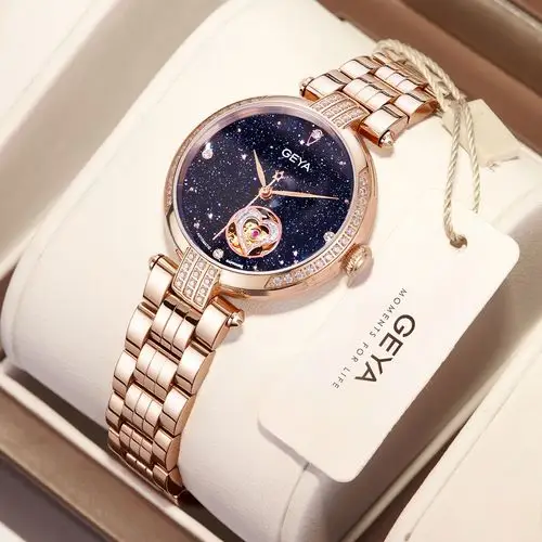 格雅手表女机械表防水2021年新款女士手表名牌正品十大品牌女表