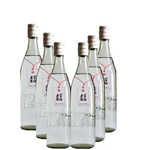 富裕光瓶6瓶白酒老窖光瓶42度450ml浓香粮食酿造