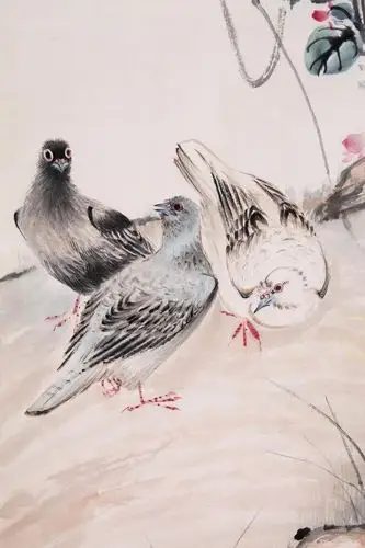 颜伯龙《和平鸽》