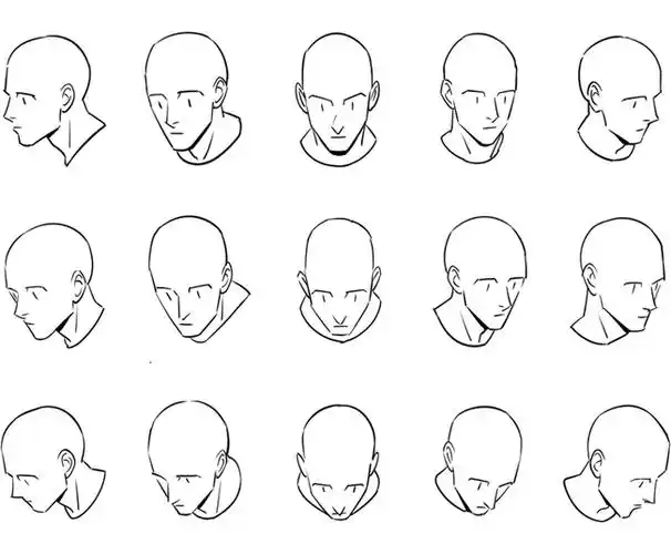 素材又来一波人体头部绘画参考素材