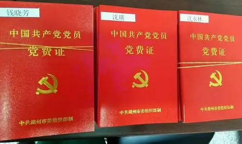 全体党员同志积极缴纳党费,填写了党员党费证,做好上半年度