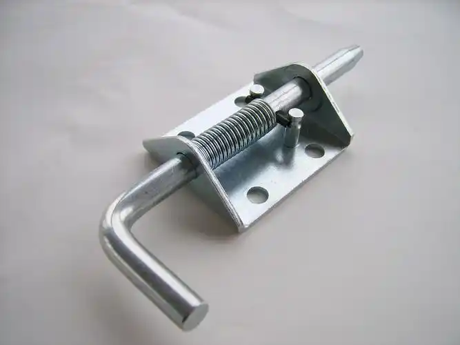 锌合金弹簧插销左右门栓弹簧插销cl106门窗插销