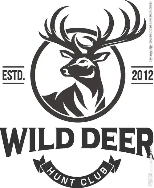 鹿头标志设计图__logo设计_广告设计_设计图库_昵图网nipic.com