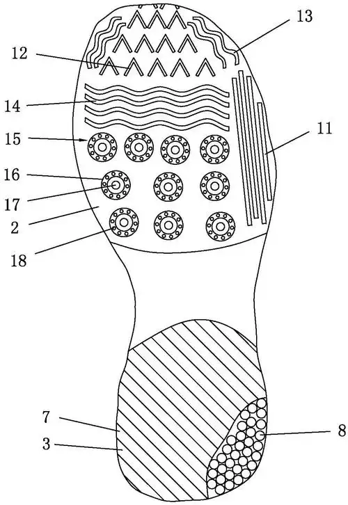 一种减震防滑运动鞋鞋底-爱企查