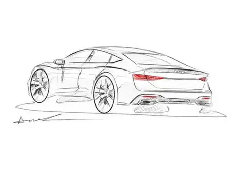 奥迪怎么画 奥迪怎么画跑车