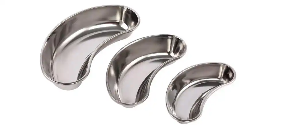 斯特斐尔304不锈钢弯盘不锈钢腰子盘不锈钢托盘弯盘腰盘医用托盘大