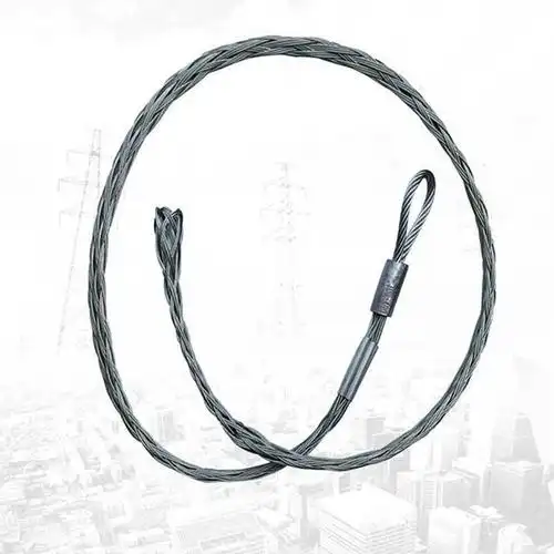 惠氏钢丝绳旋转连接器线路施工电缆蛇皮套电缆中间网套