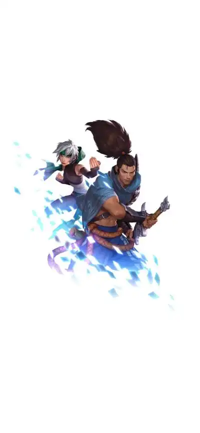 锐雯亚索情侣头像