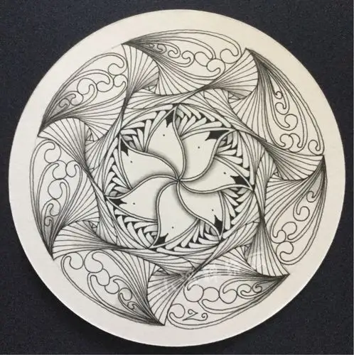 小溪的禅绕画(二)禅陀罗