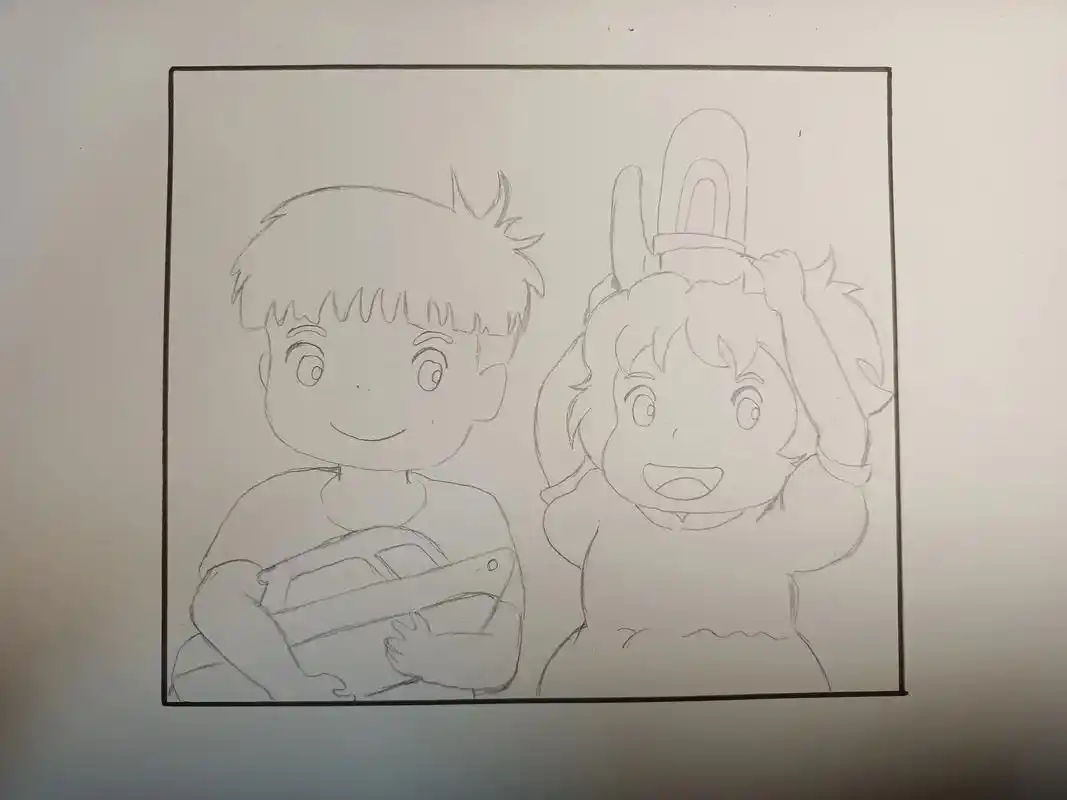 手绘宗介与波妞