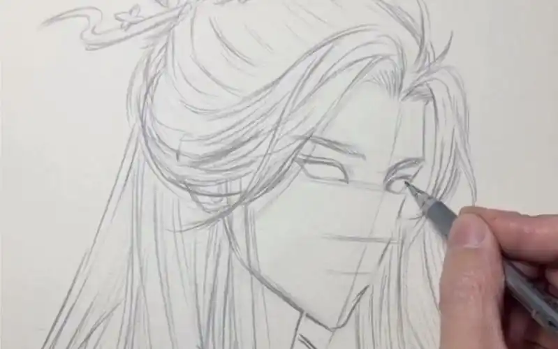 手绘天官赐福中的楚晚宁