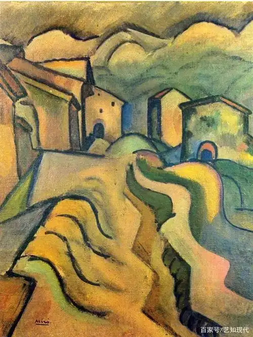 城市漫步,胡安·米罗的一次不成功的立体主义尝试