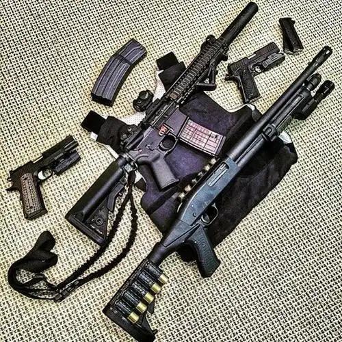 步枪号称战场之王这是一组王者的图片