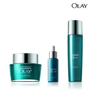 olay玉兰油水感透白面部护理套装三件美容护肤美白原价660包邮促销