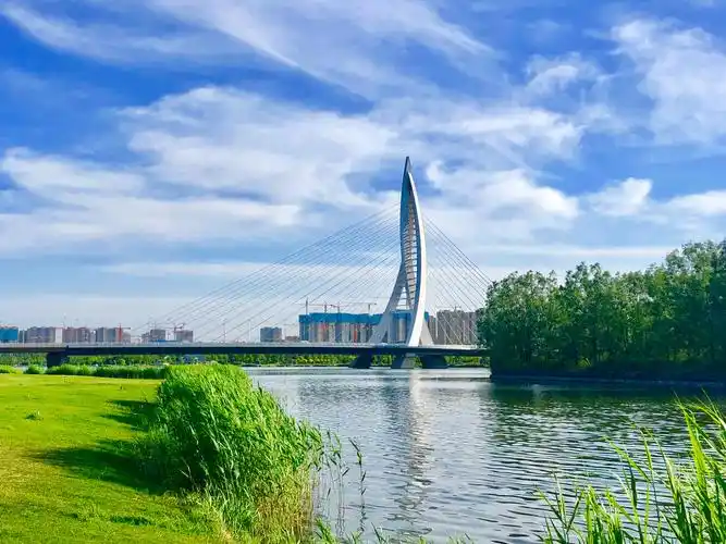 21           摄影地点:太原滨河公园          摄影内容:祥云桥丽景